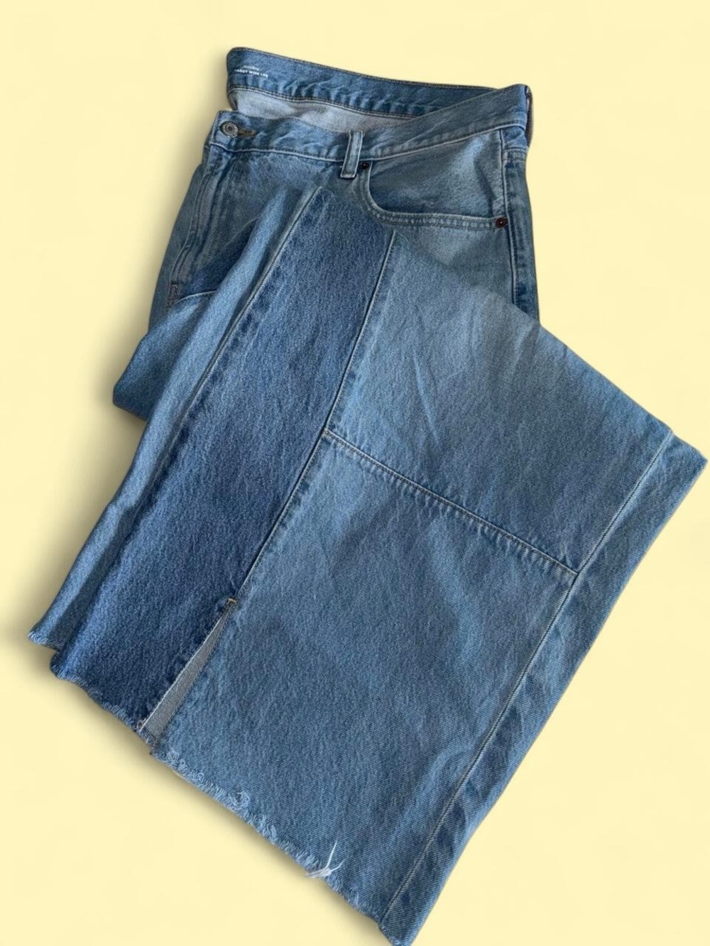 Old Navy Women's Blue Wide-Leg Denim Jeans
